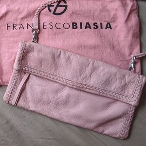 Sigrid Olsen Authentic Leather Pink Purse, vintage